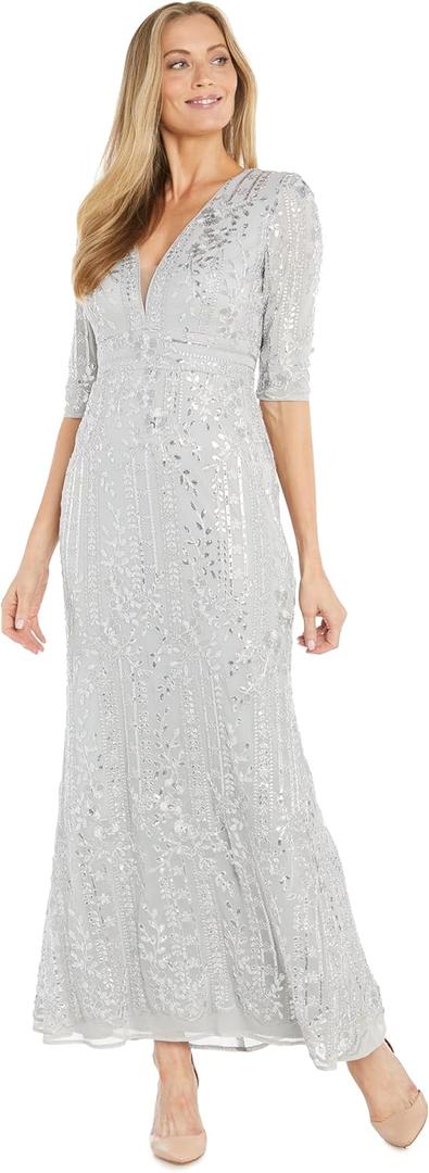 R&M Richards Women's Illusion Gleam Gown (6)