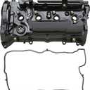 MITZONE Engine Valve Cover with Gasket Compatible with 2015-2019 Honda CR-V 2013-2017 Accord 2.4L Replace # 12310-RDF-A01 (BLack-140)