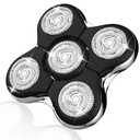 Balder Pro Shaver Peplacement Heads for Remington Balder Pro Head Shaver Model XR7000/XR1500/XR1501 Electric Shaving for Bald Men, 1Pc