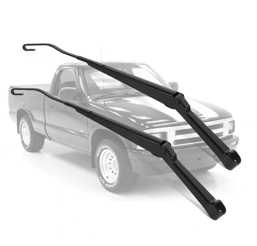 1 Pair Front Windshield Wiper Arm Pair Kit Compatible with Chevrolet S10 Pickup 1994 1995 1996 1997 1998 1999 2000 2001 2002 2003 2004, Front Driver Side and passenger Side Windshield Wiper Arm Set.