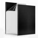 2Pcs Aluminum Composite Panel 5/32" Thicker Brushed Black Sheet 36" x24“
