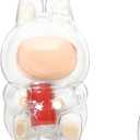 Clear Acrylic Protective Case for 17cm Doll - Protective Display Cover for Blind Box Figures, Dust-Resistant Doll Storage Box (Pumpkin & Compatible with Cola Sit)