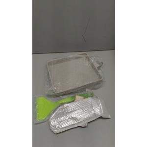 AIKENBBKK Tamagoyaki Japanese Omelette Pan, Japanese Egg Pan, Square Egg Pan Nonstick, InductionReady, Detachable Handle, with Silicone Spatula, PFAS & PFOAFree, Oven Safe, White, 9" x 8.2"