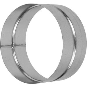 Galvanized Steel Duct Coupling - 6" Inch Female Fit - Round Air Conditioner Duct Connector and Extension - Dryer duct hose - Flexible Exhaust Pipe Adapter - Metal Tube Fitting