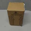 OFFIDIX Glass Spray Bottle, Pressure Watering Can, Indoor Plant Mister, Adjustable Nozzle Watering Glass 0.45L/15.22oz Spray Bottle for Garden Plants Cleaning Solutions (Black)