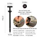 150Pack Nylon Universal Cable Tie Buckle, Zipper Clips for Cars, T Style Zip Ties Button Fixion Tools, Automotive Plastic Rivet Push Pin, Auto Body Parts Trim, Bumper Retainer Fender Liner Door Panel