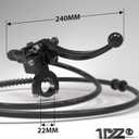 1PZ BB1-CE2 51inch Upgraded Hydraulic Brake Master Cylinder Caliper With Brake Pad Replacement for 79cc 97cc 2.8HP Baja Doodle bug DB30 Racer Motovox Go Karts Mini Bike Part