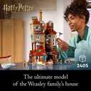 LEGO Harry Potter The Burrow Building Sets for Adults - Collectible Harry Potter Weasley House Kits with 10 Minifigures - Gifts for Men and Women, Fans - 76437