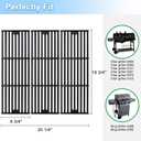 Grill Parts for Char Griller 5050, 5650, 2121, 3001, 5072, 2123, 2828, 3030, King Griller 3008, 5252, Cast Iron Grill Grates, Heat Plates, Burners, Ignitors for Chargriller Replacement Parts.
