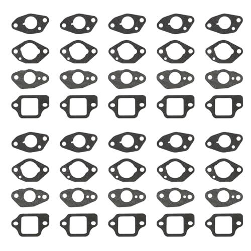 TNJPSEK 10 Sets GCV160 Carburetor Gasket Kit, Compatible with GCV135 GCV160 GCV190 Lawn Mower Small Engines HRS216 HRB216 HRR216 HRX217, Replace Part #16221-883-800 16212-ZL8-000 16228-ZL8-000