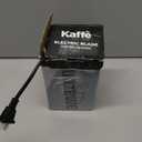 Kaffe One-Touch Coffee Grinder Electric w/Cleaning Brush (3 oz) - Coffee Grinders for Home Use - Up to 12 Cups of Coffee per Grind - Easy On/Off Coffee Bean Grinder - Black