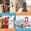Intercoms Wireless for Home,Two Way Real-Time Intercom 984 Feet Range,Room to Room Intercom for Home Office Business with 4 Volume Levels 4 Chimes,Wireless Intercom System with Charging Base