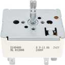 3149400 WP3148954 Range Surface Burner Infinite Switch Replacement for Whirlpool Stove Parts for The Larger 8 Inch Burner PS11740783 AP6007666 PS11740783 EAP11740783 310180 311846 311858 311859