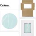 20pcs 11.8" Glass Round Cutting Board, Sublimation Blanks, Tempered Glass with White Coating Rough, Bulk for DIY Print, Heat Press Printing, One Size