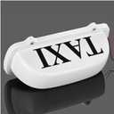 USB Rechargeable Battery Taxi Top Light Roof Taxi Sign with Magnetic Base Waterproof Taxi Dome Light