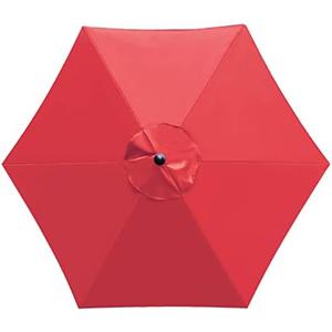 Sunnyglade 7.5ft Patio Umbrella Replacement Canopy Market Umbrella Top Outdoor Umbrella Canopy with 6 Ribs