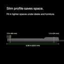 Belkin 12-Outlet Surge Protector Power Strip w/ 12 AC Outlets & 8ft Flat Plug, UL-Listed Heavy-Duty Extension Cord for Home, Office, Travel, Computer, Laptop, Charger - 3,940 Joules, Pack of 3