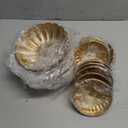 Gold Flower Vases for Centerpieces: Vintage Compote Bowl Vase for Wedding Gold Centerpieces for Table 4 Inch Small Pedestal Vase for Party Metal Urn Vases for Anniversary Home Set of 10