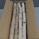 12-Pack White Birch Logs for Fireplace - Natural Decorative Birch Branches for Mantel, Fake Fireplace, Indoor Decor, DIY Crafts, and Planter Decoration (0.8"-1.6" Dia. x 16" Long)