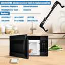 5304522796 Microwave Door Latch, Compatible with Electrolux/Frigidaire Microwave Ovens, Replaces AP6979662 4977138 20938991 PS12746282 EAP12746282