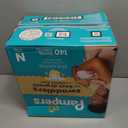 Pampers Swaddlers Diapers, Size 0 (up to 10 lbs), 140 Count, Absorbent, Keeps Baby Dry and Comfortable, Skin Safe Disposable Baby Diaper