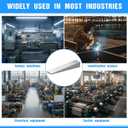 12 Pcs Steel Flange Wedges Beveled Washers Right Angle Wedges Triangular Metal Gaskets Shims for Lathes, Welding Machines Equipment (4.02'' X 0.71'' X 0.5'')