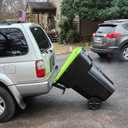 2" Trash Can Hauler Grabber Hitch Reciever, Garbage Hauling Towing Hitch Attachment,Trash Tow Truck Grab Hook Receiver Fit for Lawn Mower Garden Tractors