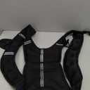 Zikopomi Weighted Vest Woman Man, 6lb/8lb/12lb/16lb/20lb/25lb/30lb Weight Vest with Reflective Stripes for Workout, Strength Training, Running, Fitness, Muscle Building, Weight Loss, Rucking Vest (Black, 25LB)