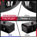 Richeer 3" Front and 2" Rear Leveling Lift Kit for 2005-2023 Tacoma, 3" Front Strut Spacers and 2" Rear Black Leveling Lift Block Kit Extended Square U-Bolts, 3"+2" Height for 2005-2023 Tacoma 2WD/4WD