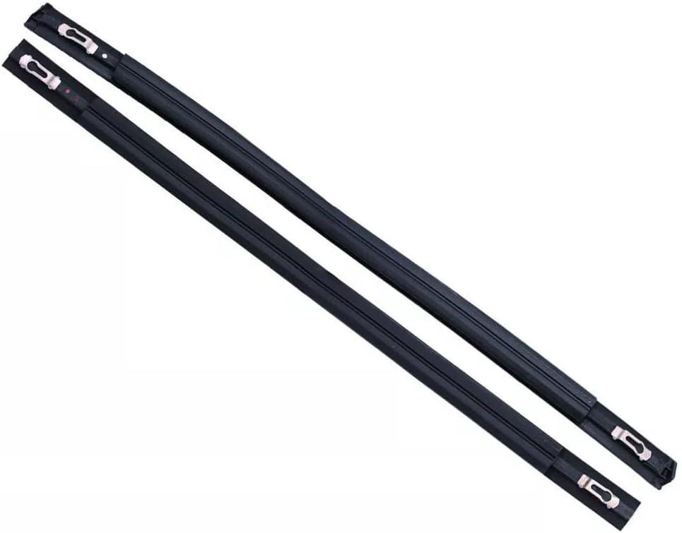 Black Roof Trim Molding Kit Compatible with Honda Civic 2016 2017 2018 2019 2020 2021 Insight 2019 2020 2021, Replace 74306-TBA-A00 74316-TBA-A00, Left and Right, 2 PCS