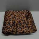 LifeTB Vintage Leopard Print Duvet Cover Set Queen Luxury Soft 100% Long Staple Cotton Floral Duvet Cover Boho Leopard Pattern Comforter Cover 3 Pieces Animal Cheetah Printed Farmhouse Bedding Set