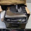 Elite Gourmet EDF-401T Electric 4.5 Qt. / 17 Cup Immersion Deep Fryer 3-Baskets, 1700-Watt, Timer Control Adjustable Temperature, Lid with Viewing Window and Odor Free Filter