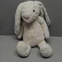 World's Softest Plush Stuffed Animal for Baby, Toddler, Kids, Adults - Adorable Toy Made from Kid-Friendly, Quality Materials - Lushee Off White BriBri Bunny, 20"