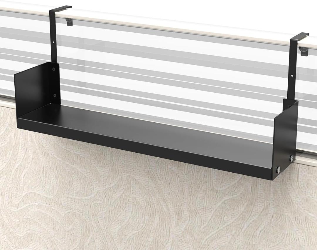 IRONDIY 24" Office Cubicle Shelf, Cubicle Shelf 24" Cube Storage Organizer Bookshelf with Cubicle Hooks, Office Cubicle Bookshelf Cubicle Storage Organizer for Home Office Desk IRONDIY 24" Office Cubicle Shelf, Cubicle Shelf 24" Cube Storage Organizer Bookshelf with Cubicle Hooks, Office Cubicle Bookshelf Cubicle Storage Organizer for Home Office Desk