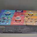 Dwi Dowellin Airplane Toy with Fire Truck Cars and Play Mat,Plane with Lights and Sounds for 3 + Years Old Boys and Girls