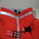 Lelepet Dog Coat Warm Dog Winter Coat Waterproof Dogs Jacket with Harness Built in Reflective Pet Fleece Vest Zip-Up Cold Weather Coats for Large Dogs Turtleneck & Windproof Coats Boston Terrier Red L