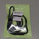 Slip Lead Dog Leash for Small & Medium Dogs, 1/4 x 4ft Sturdy Nylon Rope with Spring-Loaded Adjustable Stopper, Easy On/Off Training & Walking Slip Leash(Black, 4ft*1/4")