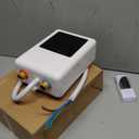 Tankless Water Heater Electric, 5500W 110V Instant Hot Water Heater with Remote Control and LCD Touch Screen on Demand, Bathroom Sink and Faucet, Save Space (White)