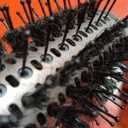 Shark FlexFusion Hair Straightener & Powerful Hair Dryer with Fusion Hair Brush, Ceramic Air Styler with Auto-Wrap Curlers & Concentrator, Ceramic Plates, Cosmic Blush HD641S