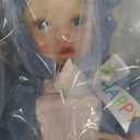 Baby Doll, 20 Inch Realistic Reborn Baby Doll with Blue Elephant Outfit, Hand-Rooted Blonde Hair, Real Life Baby Dolls with Accessories for 3+ Year Old Girls Gifts