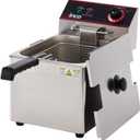Winco EFS-16 Deep Fryer, electric, countertop single well, Silver, 16.14 x 9.65 x 13.58 inches