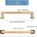 9BUILD 20 Pack 5 Inch Champagne Bronze Cabinet Handles - Dresser & Kitchen Pulls