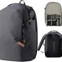 PGYTECH OneGo Lite Camera Backpack Water-Resistant DSLR/Mirrorless Bag 22L (Matte Black)