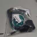 4 Prong to 3 Prong Dryer Plug Adapter with Green Ground Wire, Connects 4-Prong New Dryer Female to 3 Prong Old Dryer Male Receptacle, 10-30P to 14-30R Dryer Adapter (Black)