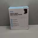 Mini Hot and Iced Coffee Maker Single Serve, for K Cup and Ground, 6 to 14 Oz Brew Sizes, with Recipe Book, for Home, Travel, RV, Office and Dorm, Classic Black (2.0 Version)