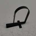 AJART Book Ends for Shelves: Black Heavy Duty Bookends - Metal Clamp Book Organizer Storage Holders (Matte Black)