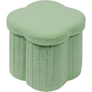 B FSOBEIIALEO Storage Ottoman Cube, Flowers Shaped Ottomans with Storage Foot Stool Footrest for Lving Room, Boucle Ottoman Seat for Dorm Room,Faux Teddy Fur, Green 12.6"x12.6"x12.6" B FSOBEIIALEO Storage Ottoman Cube, Flowers Shaped Ottomans with Storage Foot Stool Footrest for Lving Room, Boucle Ottoman Seat for Dorm Room,Faux Teddy Fur, Green 12.6"x12.6"x12.6"