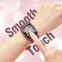 Stretchy Bands Compatible for Apple Watch Band and Case 40mm 44mm 41mm 45mm 42mm 46mm, Nylon Solo Loop Sport Straps Protective Cover with Screen Protector for iWatch Series 11 10 9 8 7 SE 6 5 4 SE3