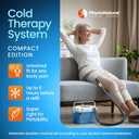 Cold Therapy Machine - Compact Edition: Compression & Cryotherapy for All Body Parts | Portable Ice Therapy System for Post-Surgery Knee Recovery | Up to 6 Hours of Continuous Cold Relief
