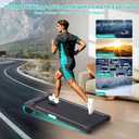 DIEEPEIY Portable Mini Walking Pad Treadmill with Incline for Home Small | Compact Under the Desk Treadmills with Incline, 3.0HP Electric Small Treadmills for Home Exercising, 0.6-7.6MPH, 350LBS